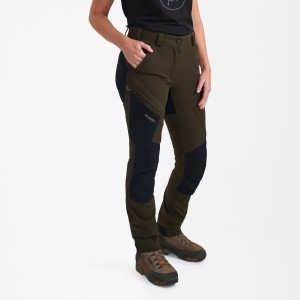 Myśliwskie spodnie Lady Northward 3120 Bark Green/Black