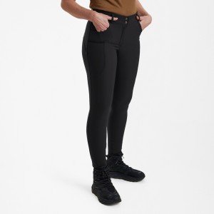 Myśliwskie legginsy damskie Lady Hunting 3400 Black