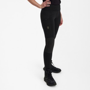 Myśliwskie damskie legginsy wzmacniane 3710 Black