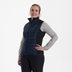 Myśliwska kamizelka pikowana Lady Caroline 4573 Dark Blue