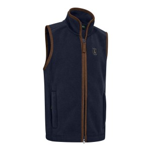 Myśliwska młodzieżowa kamizelka polarowa Cumbria 4639 Dark Blue