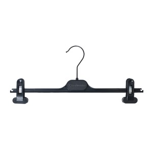 Myśliwski wieszak na spodnie z klipsami – 38 cm 71 Black