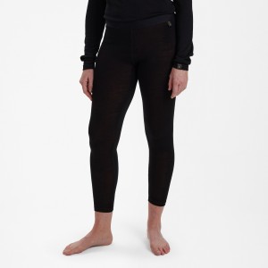 Myśliwskie legginsy Lady Quinn z wełny merino 7080 Black Oak