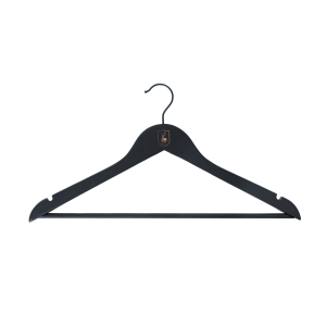 Myśliwski drewniany wieszak 80 BLACK with Shield Logo