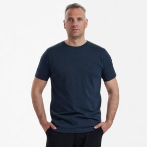 Myśliwski T-shirt Nolan 8014 Dark Blue
