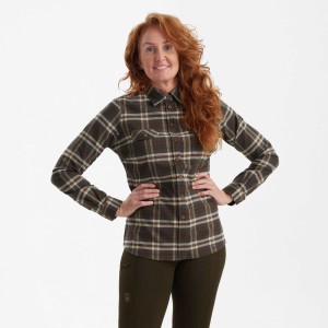 Myśliwska koszula Lady Ruby 8441 Yellow check