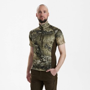 Myśliwski ocieplany T-shirt Excape z kołnierzem na zamek 8785 REALTREE EXCAPE™
